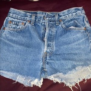 Levi’s high rise shorts